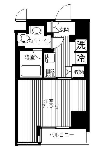 セリーズ門前仲町　103号室　間取り