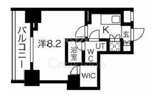 スパシエトラッド門前仲町　201号室　間取り