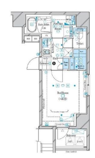 ガリシア森下エストゥディオ3　503号室　間取り