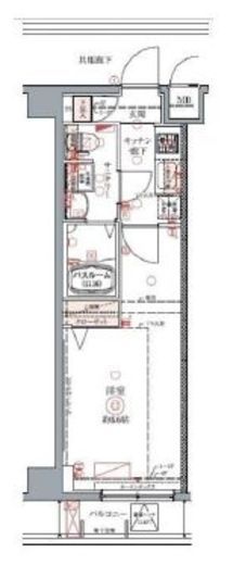 クレヴィスタ豊洲ベイサイド　205号室　間取り