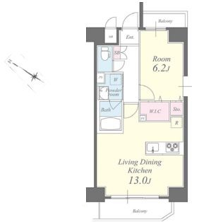 アビタシオン・創　701号室　間取り
