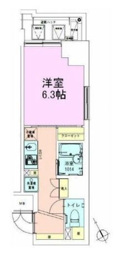 門前仲町レジデンス壱番館　705号室　間取り