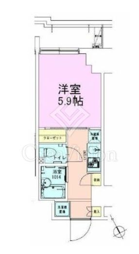 門前仲町レジデンス壱番館　304号室　間取り