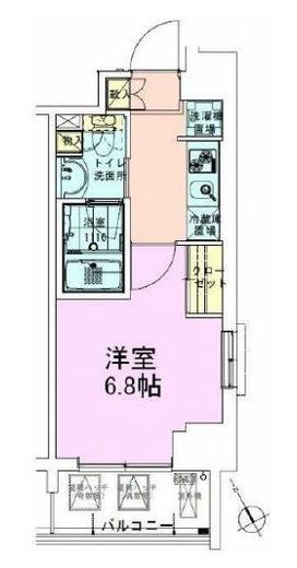 門前仲町レジデンス参番館　205号室　間取り