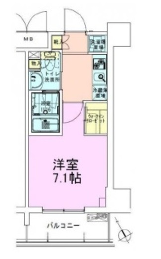 門前仲町レジデンス参番館　603号室　間取り