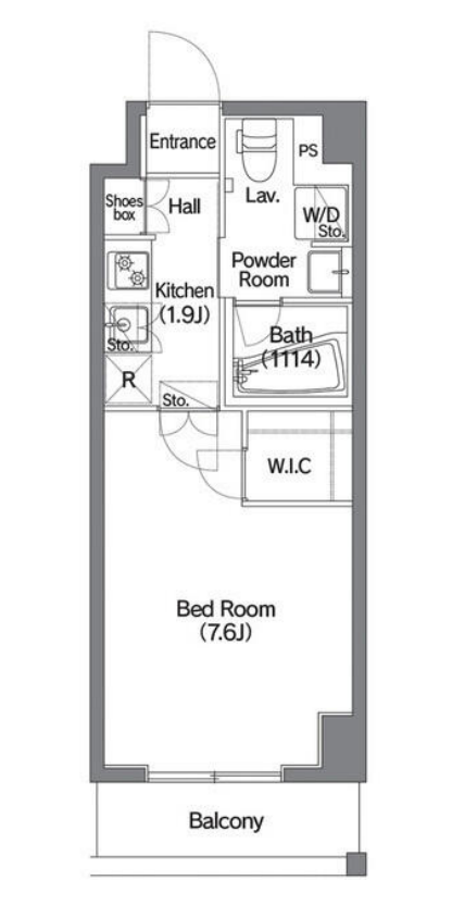 コンフォリア錦糸町DEUX　812号室　間取り