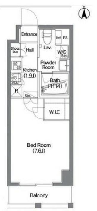 コンフォリア錦糸町DEUX　410号室　間取り