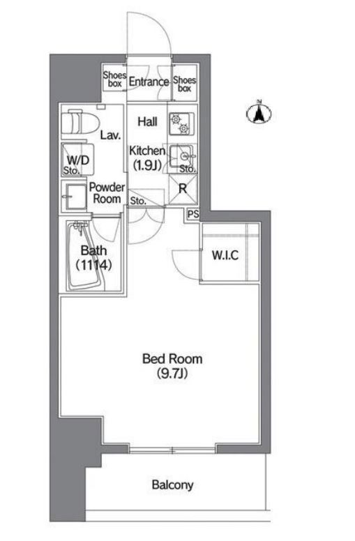 コンフォリア錦糸町DEUX　201号室　間取り