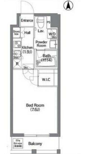 コンフォリア錦糸町DEUX　904号室　間取り