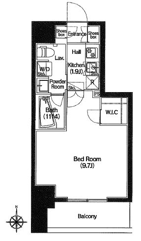 コンフォリア錦糸町DEUX　201号室　間取り