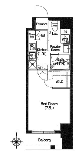 コンフォリア錦糸町DEUX　712号室　間取り