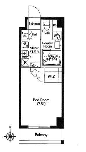 コンフォリア錦糸町DEUX　808号室　間取り