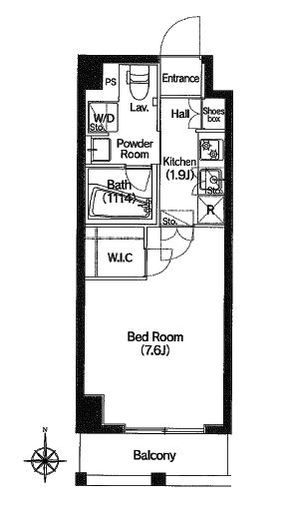 コンフォリア錦糸町DEUX　909号室　間取り