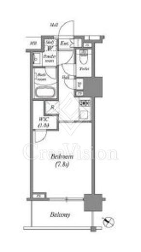 ザ・レジデンス赤坂檜町　510号室　間取り