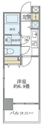 レジデンシア麻布十番　906号室　間取り