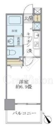 レジデンシア麻布十番　302号室　間取り