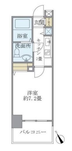 レジデンシア麻布十番　307号室　間取り