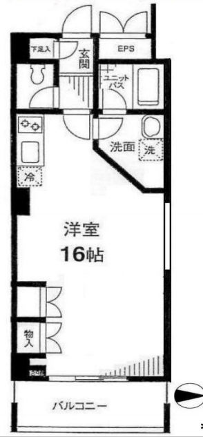 AZABU MARTO　401号室　間取り