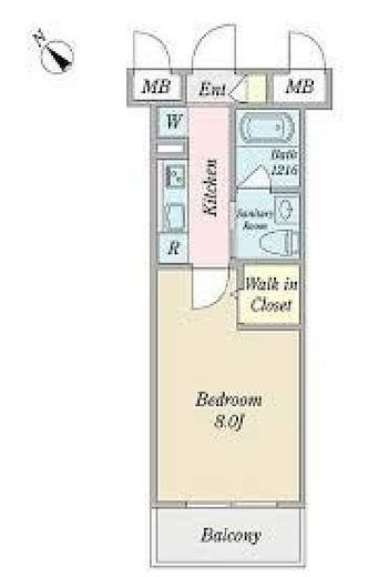 ラルーチェ麻布台　302号室　間取り