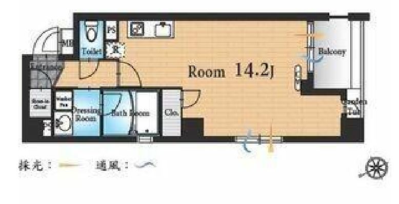 ナビールコート麻布台　901号室　間取り