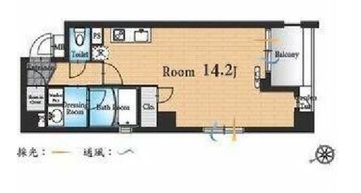 ナビールコート麻布台　1001号室　間取り