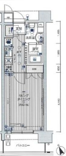 レックス海岸通りレジデンス　604号室　間取り