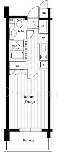 レックス海岸通りレジデンス　803号室　間取り
