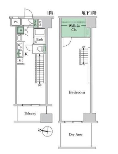 ヴィーダ・スカイコート品川　108号室　間取り