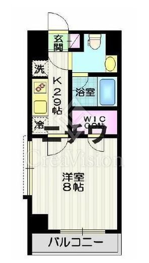 TM品川シティレジデンス　704号室　間取り