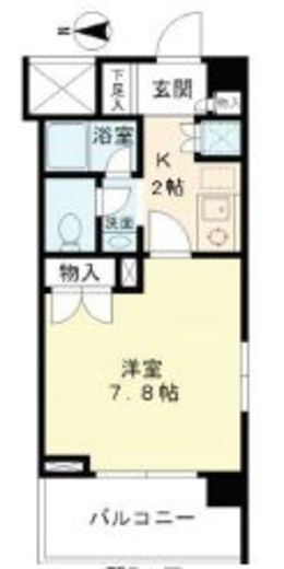 リュミエール三田　304号室　間取り