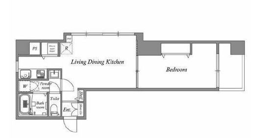 オーパスホームズ芝公園　403号室　間取り