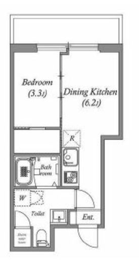 オーパスホームズ芝公園　502号室　間取り