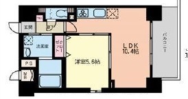コーチェ芝公園　701号室　間取り
