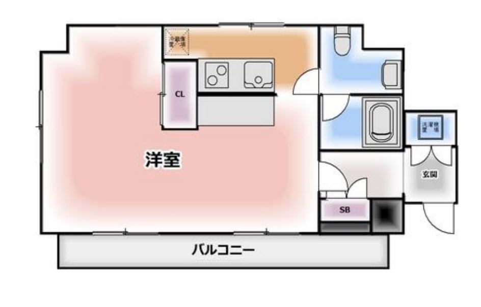 アルシュ勝どき　803号室　間取り