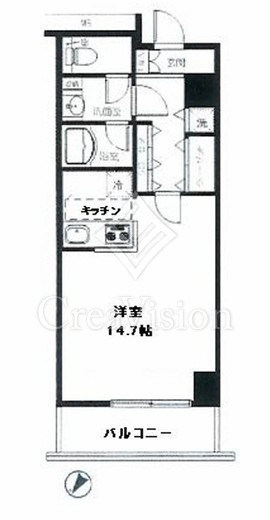 ライトコート四谷　212号室　間取り