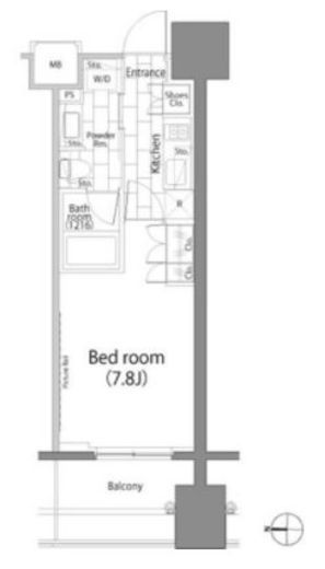 パークハビオ平河町　903号室　間取り