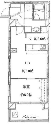 デュオ・スカーラ麹町　701号室　間取り