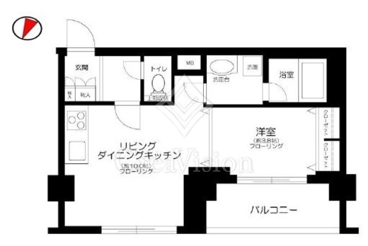 デュオ・スカーラ麹町　205号室　間取り