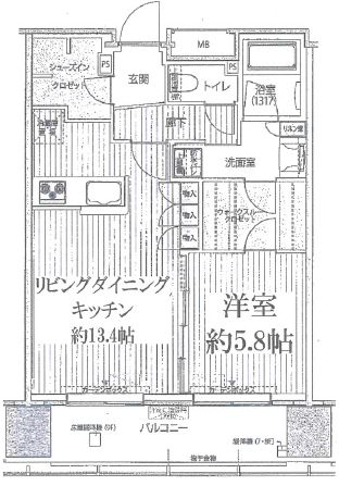 桜ヒルズ九段北　702号室　間取り
