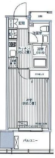 桜ヒルズ九段北　903号室　間取り