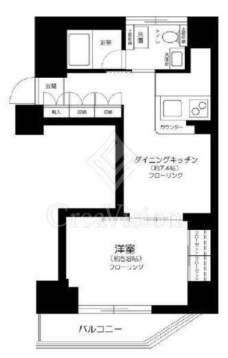 ミテッツァ千代田三崎町　604号室　間取り