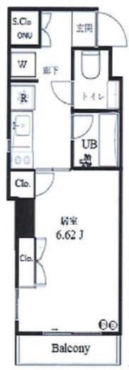 Art de Vivre Shirokanedai (アールドヴィーヴル白金台)　301号室　間取り