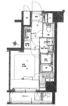 ハーモニーレジデンス秋葉原　301号室　間取り