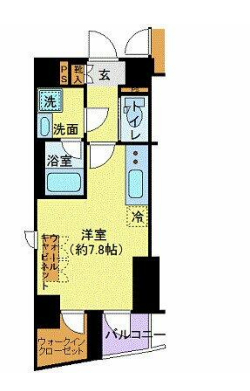 フェルクルール秋葉原　301号室　間取り