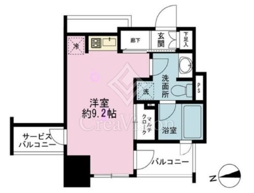 クラッシィハウス神田美土代町　606号室　間取り