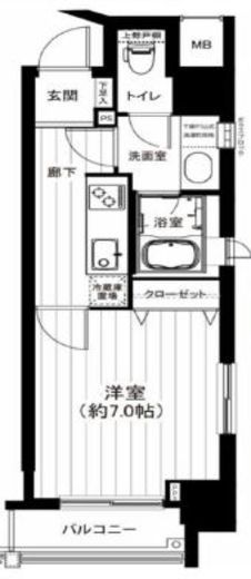 グランスイートTOKYOマークス　207号室　間取り