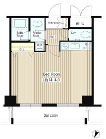 Wat's白金　306号室　間取り