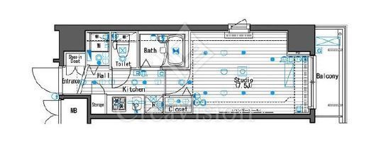 ガラ・ステージ神田小川町　503号室　間取り