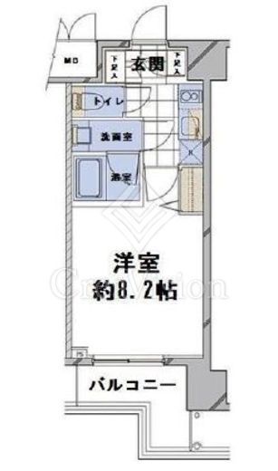 コンシェリア芝公園マスターズヴィラ　1106号室　間取り