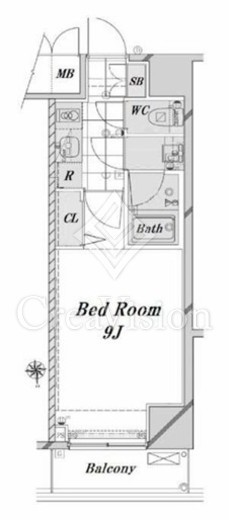 コンシェリア芝公園マスターズヴィラ　1203号室　間取り